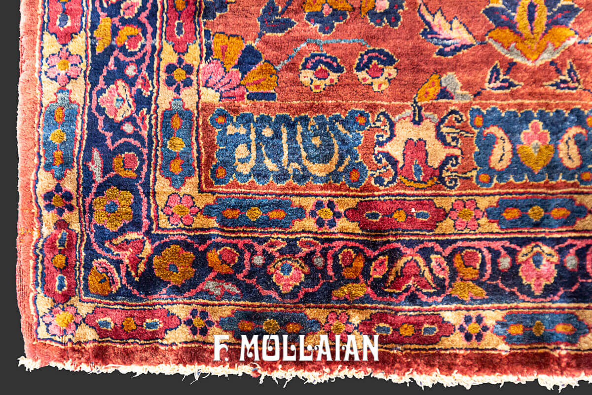 Kashan Silk, An Antique Persian Rug n°:35586858